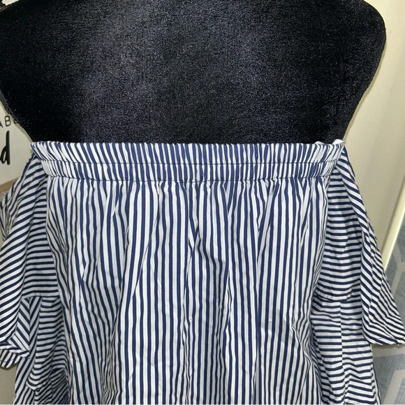 Phi Phi Dress in Navy Soho Stripe Print - Picture 9 of 12
